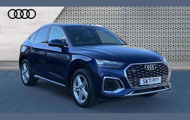 Used Audi Q5 Sportback S-Line 295 HP (216 kW) 2021 Blue SUV