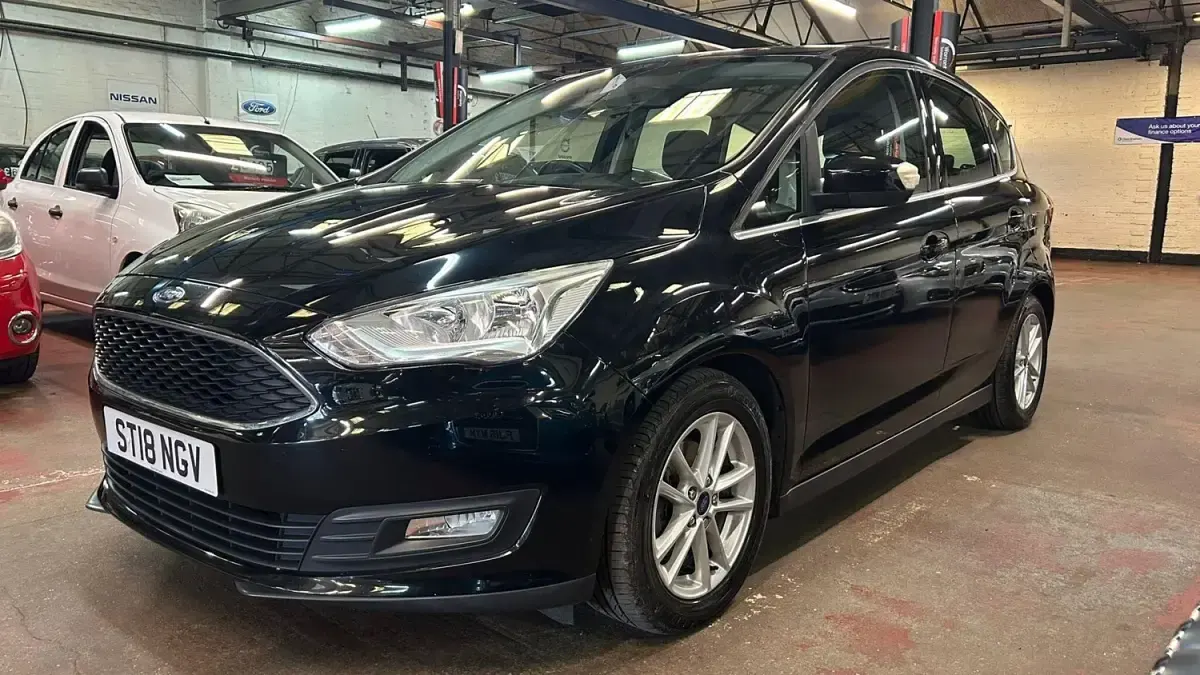 Second-hand Ford C-MAX Zetec 120 CP (88 kW) 2018 Negru Monovolum