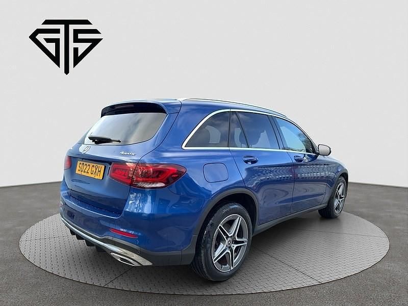 Used Mercedes GLC220 AMG line 191 HP (140 kW) 2022 Blue SUV