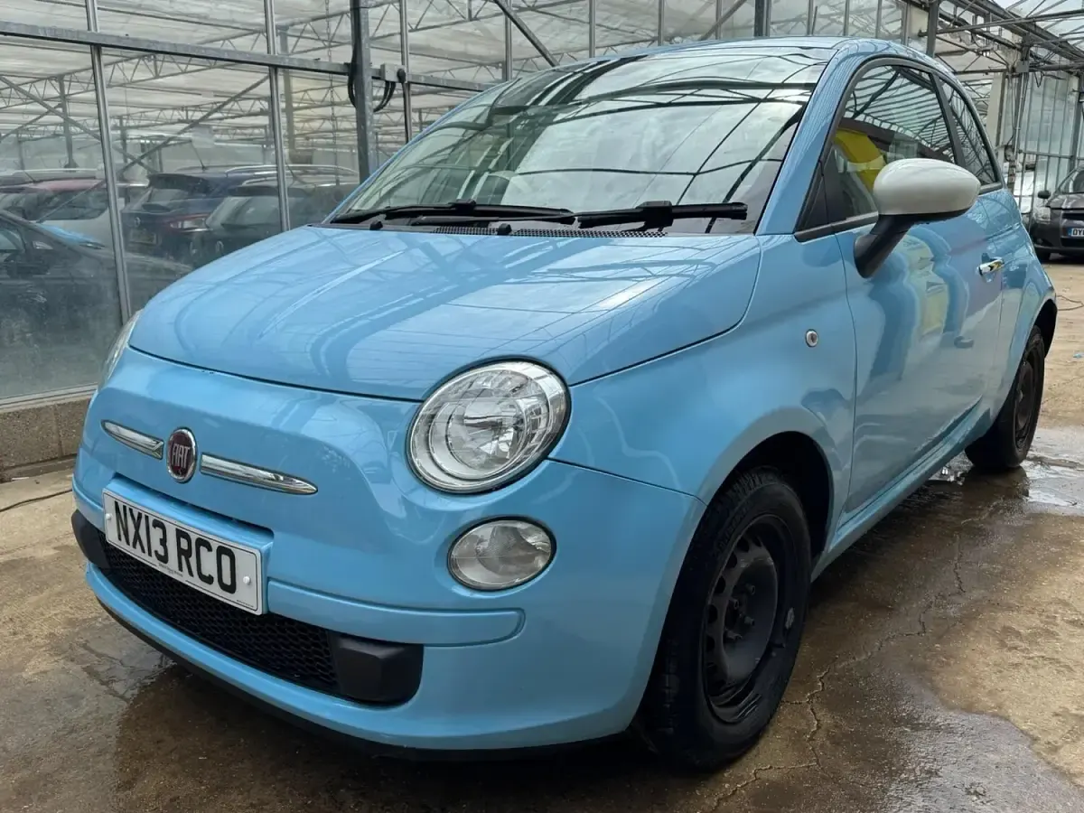 Used Fiat 500 S 69 HP (50 kW) 2013 Blue Hatchback