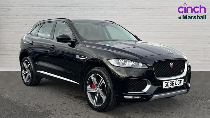 Black Used 2016 Jaguar F-Pace S SUV | £15,427 (Fair price) - Image 1/4