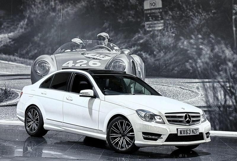 White Used 2013 Mercedes C350 AMG Sedan | £7,850 (Fair price) - Image 1/4