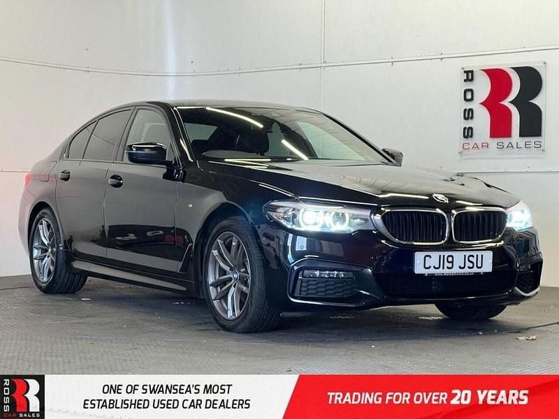 Black Used 2019 BMW 520 M Sport Sedan | £15,495 (Fair price) - Image 1/4