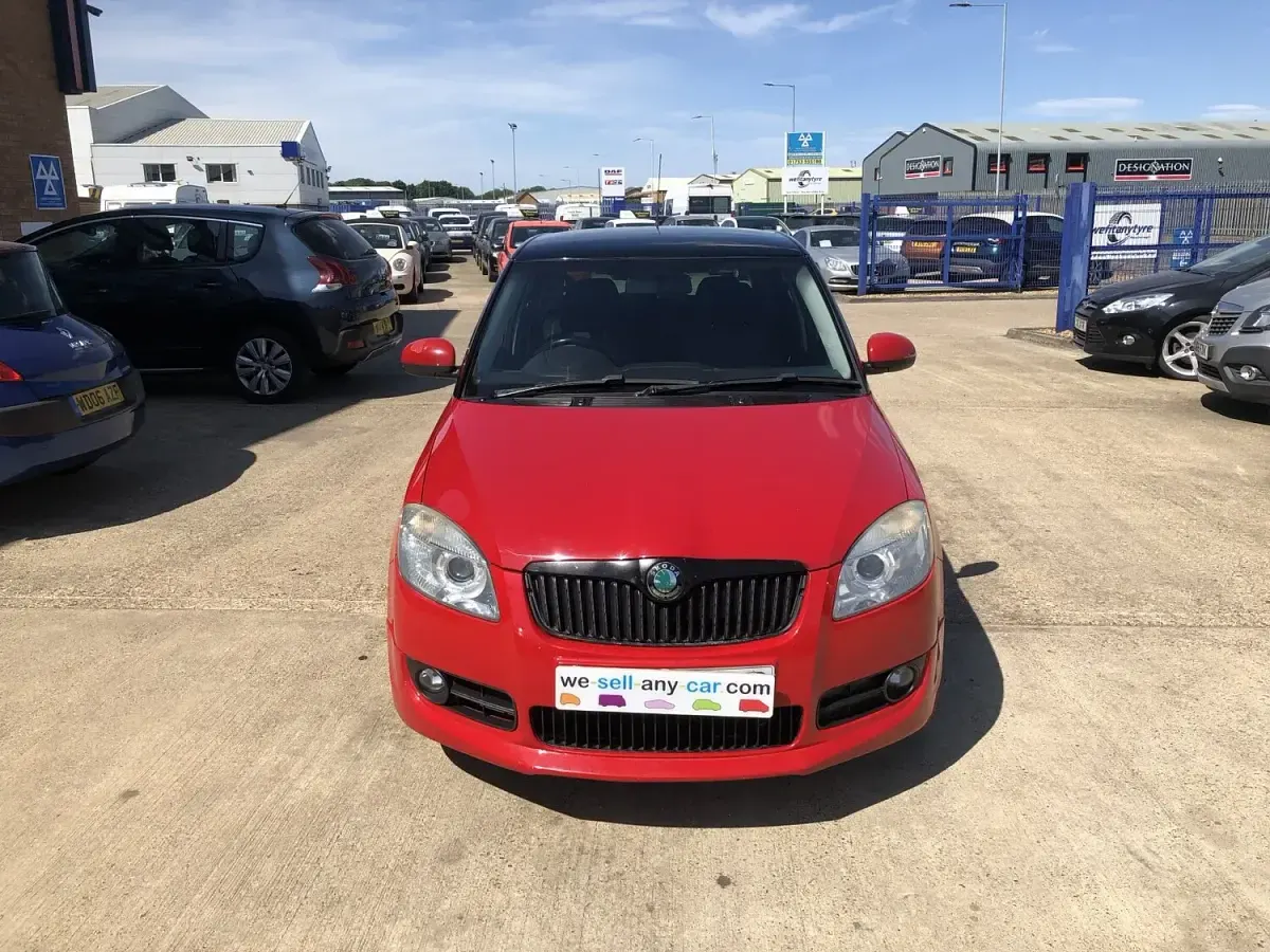 Used Skoda Fabia Sport 2009 Red Hatchback
