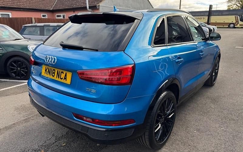 Used Audi Q3 Black Edition 150 HP (110 kW) 2018 Blue SUV