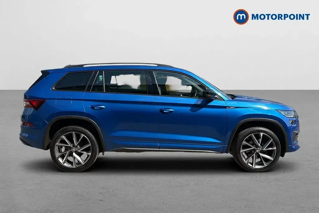 Used Skoda Kodiaq SportLine 150 HP (110 kW) 2023 Blue SUV