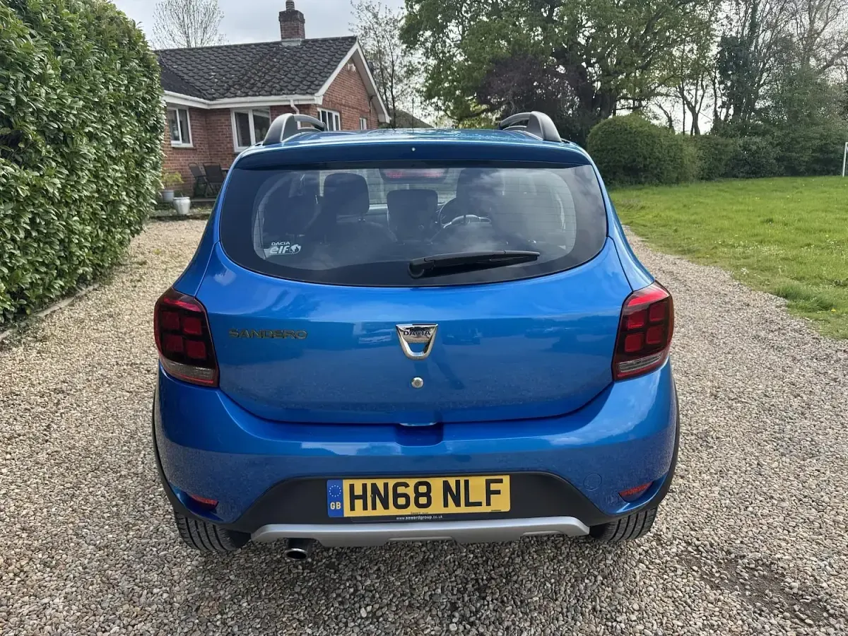 Begagnad Dacia Sandero Essentiel 90 HK (66 kW) 2018 Blå Halvkombi