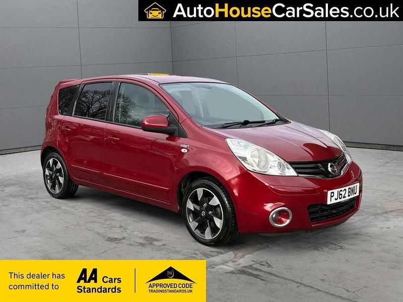 Used Nissan Note N-TEC 110 HP (80 kW) 2012 Red Hatchback