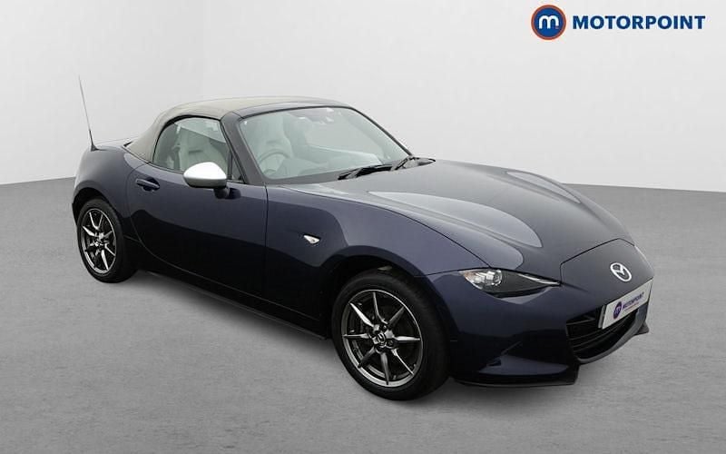 Blue Used 2021 Mazda MX5 Inclusive Cabriolet | £18,299 (Fair price) - Image 1/4