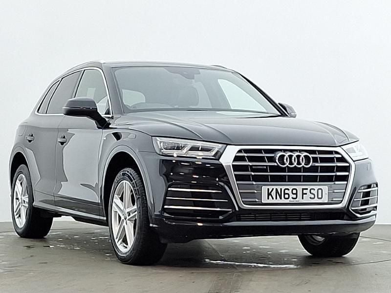 Black Used 2019 Audi Q5 S-Line SUV | £23,498 (Good price) - Image 1/4