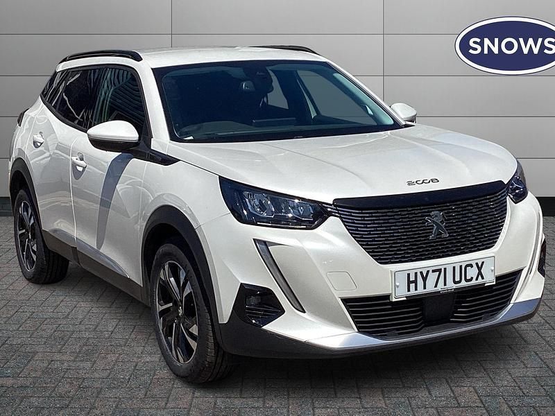 White Used 2021 Peugeot 2008 Allure Premium SUV | £14,627 (Fair price) - Image 1/4