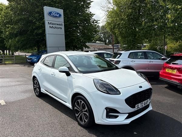 White Used 2022 Ford Puma ST-Line Hatchback | £16,750 (A bit pricey) - Image 1/1