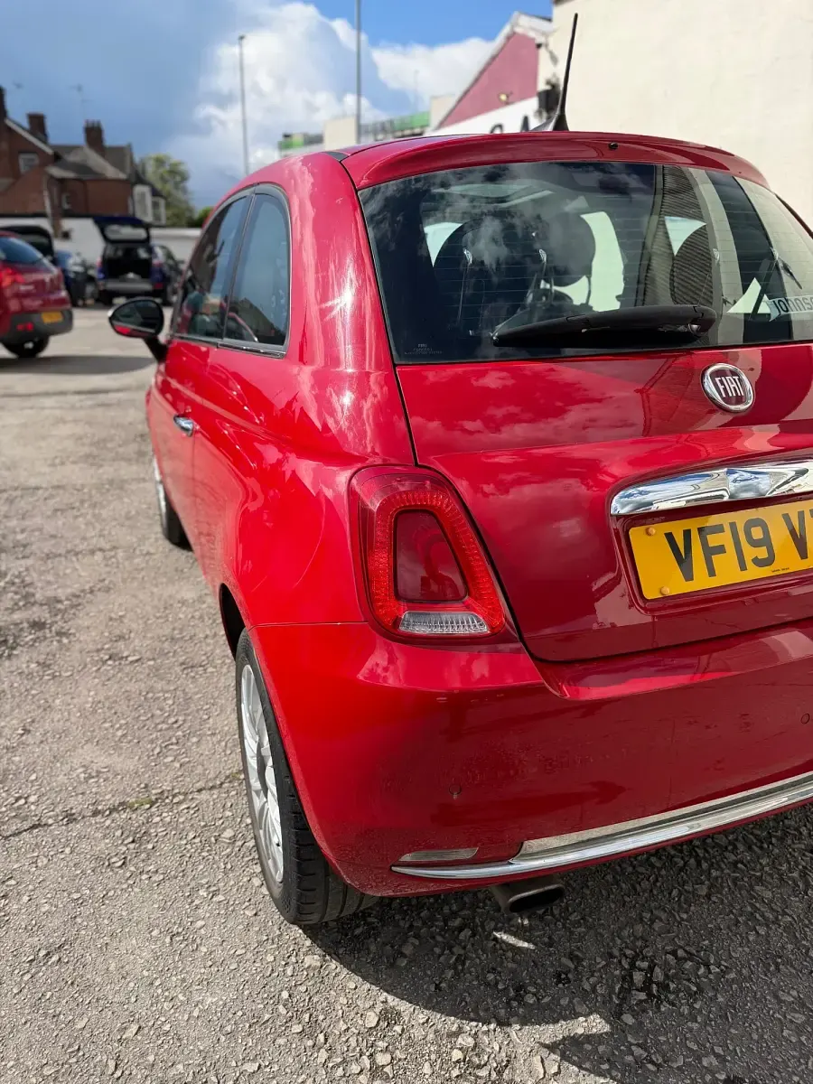 Used Fiat 500 Lounge 69 HP (50 kW) 2019 Red Hatchback