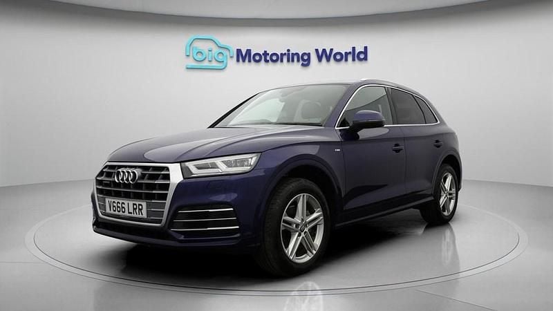 Used Audi Q5 S-Line 190 HP (139 kW) 2019 Blue SUV