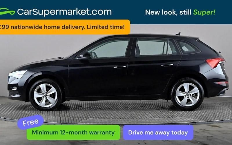 Used Skoda Scala SE 110 HP (80 kW) 2023 Black Hatchback