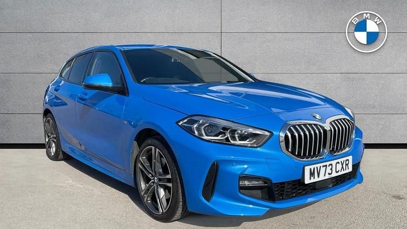 Used BMW 118 M Sport 134 HP (98 kW) 2023 Blue Hatchback