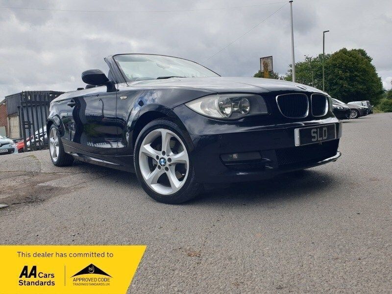 Black Used 2009 BMW 120 Cabriolet Cabriolet | £3,495 (Fair price) - Image 1/4