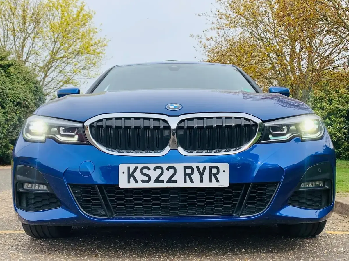 Used BMW 330e M Sport 292 HP (214 kW) 2022 Blue Sedan