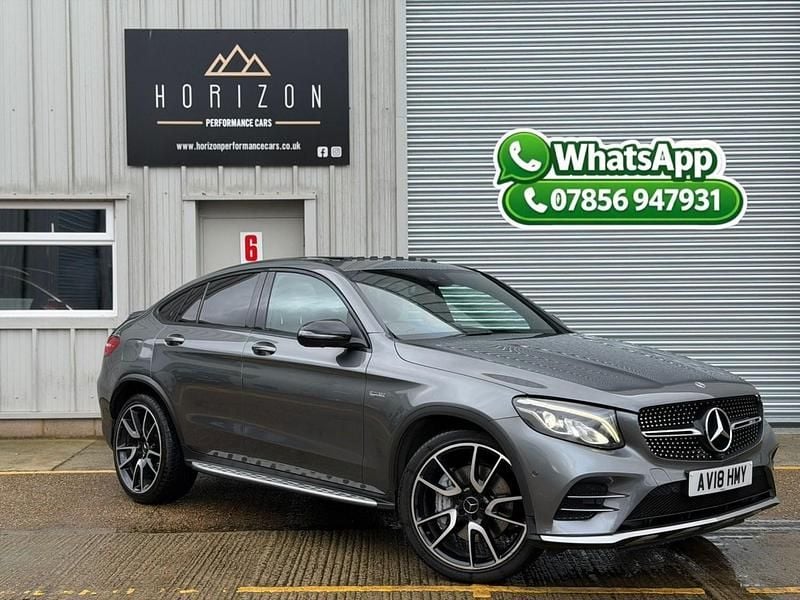 Used Mercedes GLC43 AMG Premium Plus 367 HP (269 kW) 2018 Grey Coupe