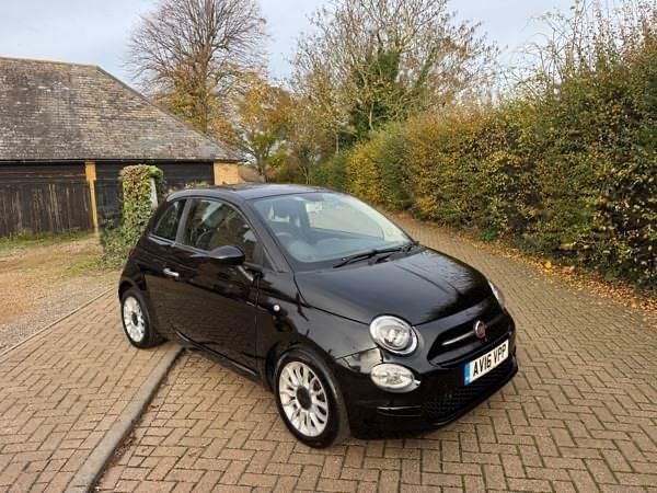 Used Fiat 500 Pop Star 2016 Black Hatchback