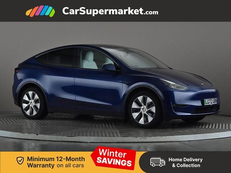 Blue Used 2022 Tesla Model Y Long Range AWD SUV | £25,997 (Fair price) - Image 1/3