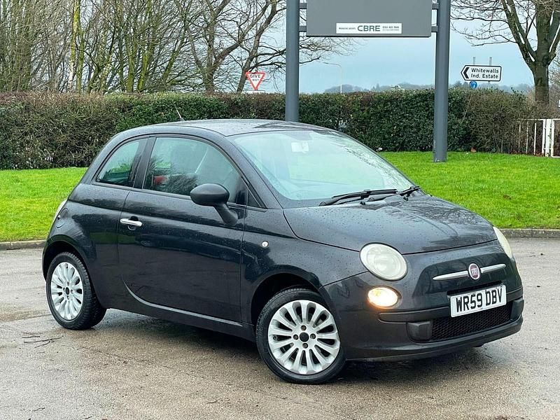 Used Fiat 500 Pop 2009 Black Cabriolet