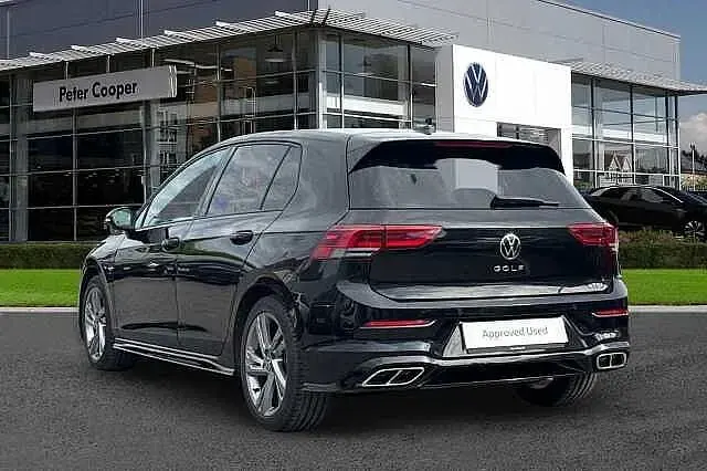 Used VW Golf VIII R-line 150 HP (110 kW) 2024 Black Hatchback