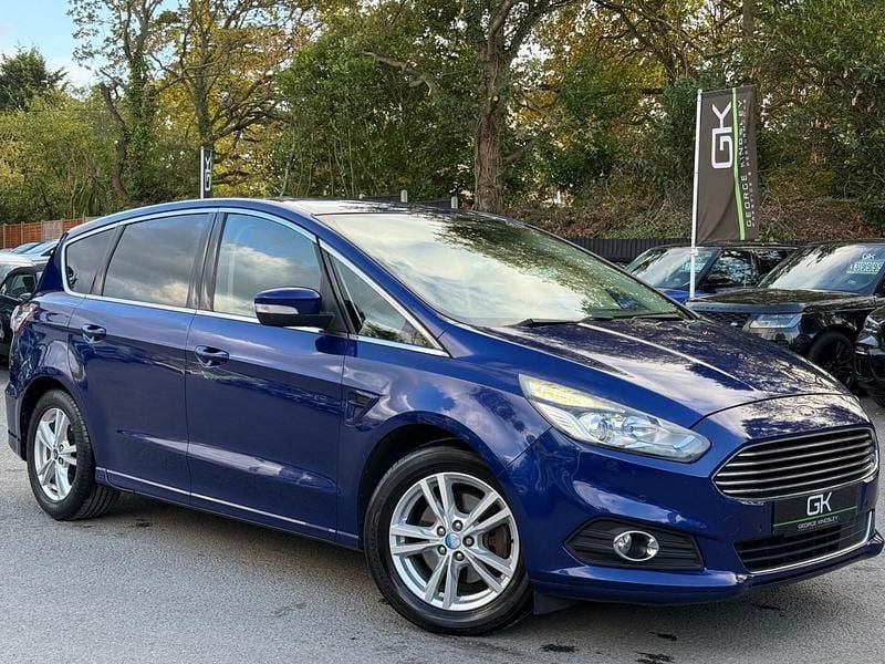 Blue Used 2015 Ford S-MAX Titanium MPV | £8,995 (A bit pricey) - Image 1/4