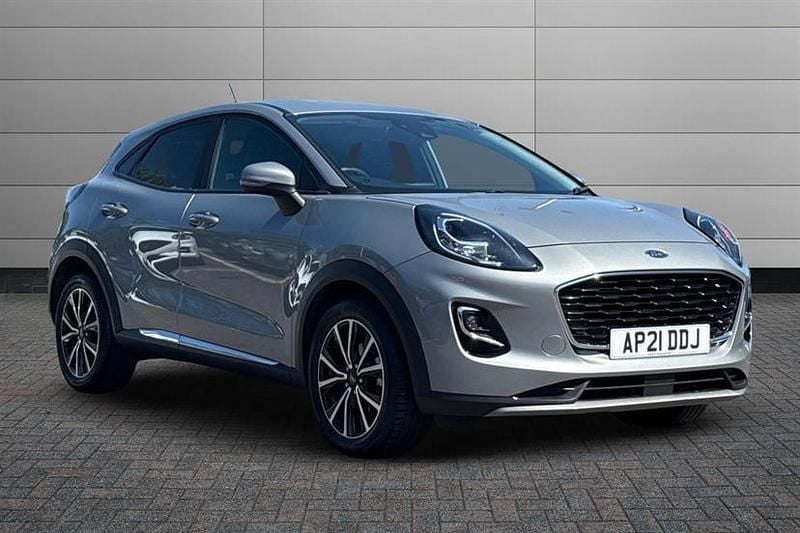 Solar silver Used 2021 Ford Puma Titanium Hatchback | £13,550 (Good price) - Image 1/4