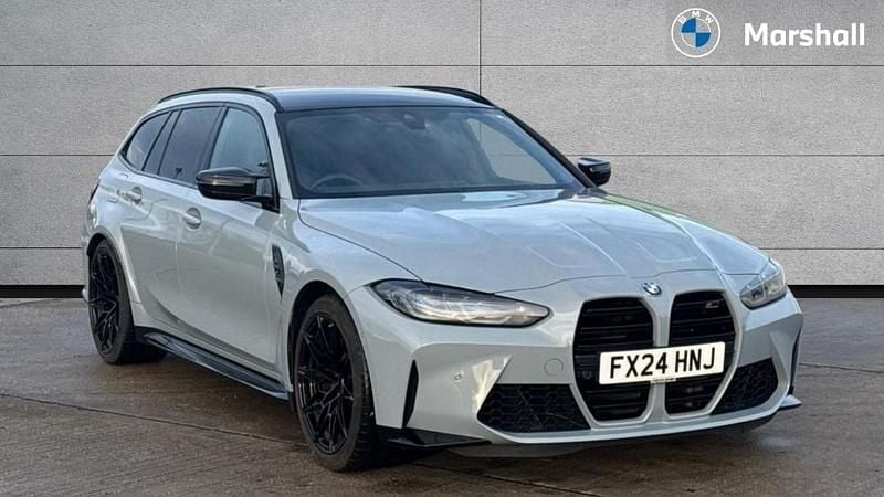 Brooklyn grey metallic Used 2024 BMW M3 Competition Edition Estate | £69,991 (Good price) - Image 1/4