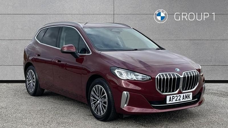 Red Used 2022 BMW 218 Active Tourer Luxury Line MPV | £22,150 (Fair price) - Image 1/4