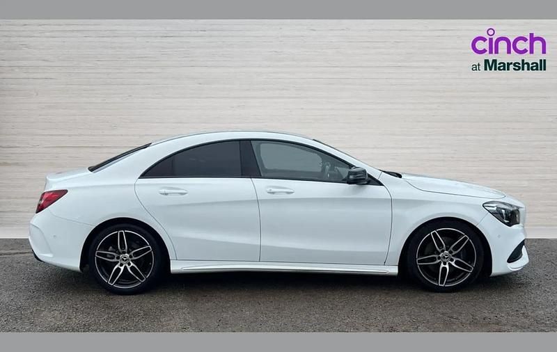 Used Mercedes CLA220 AMG line 174 HP (127 kW) 2018 White Sedan