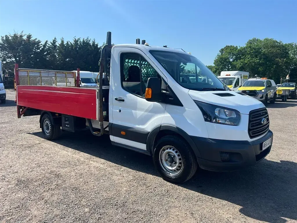 Used Ford Transit 130 HP (95 kW) 2017 White Cabriolet
