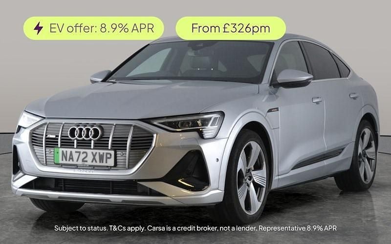 Used 2022 Audi e-tron Sportback S-Line SUV | £22,390 (Good price) - Image 1/2