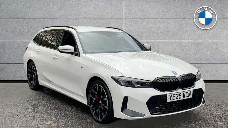 White Used 2025 BMW 330e M Sport Estate | £40,990 (Fair price) - Image 1/4