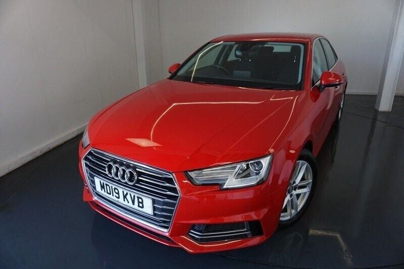 Red Used 2019 Audi A4 Comfort Sedan | £10,650 (Good price) - Image 1/4