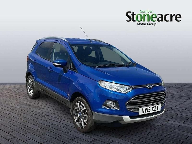 Blue Used 2015 Ford Ecosport Titanium SUV | £5,395 (Fair price) - Image 1/2