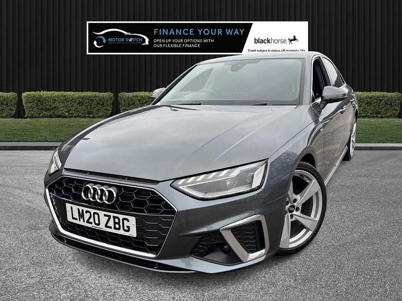 Used Audi A4 S-Line 163 HP (119 kW) 2020 Grey Sedan