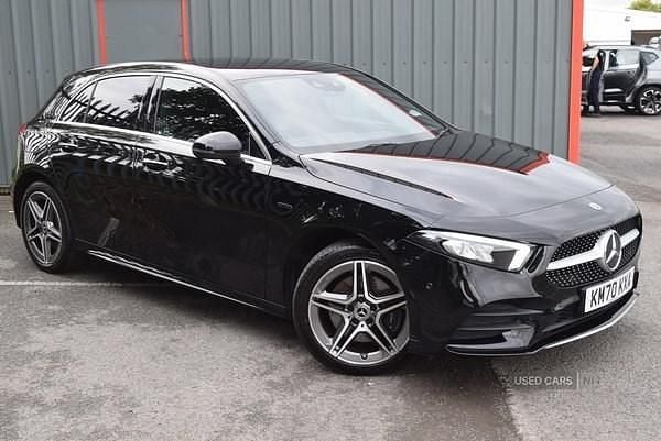 Black Used 2020 Mercedes A250 AMG Line Premium Hatchback | £19,495 (Fair price) - Image 1/4