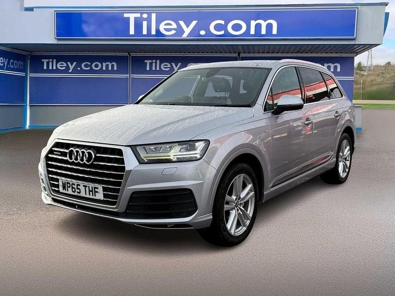 Begagnad Audi Q7 S-Line 272 HK (200 kW) 2015 Silver SUV