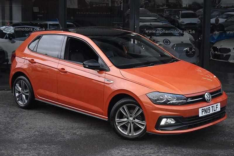 Orange Used 2019 VW Polo R-line Hatchback | £11,990 (Fair price) - Image 1/3