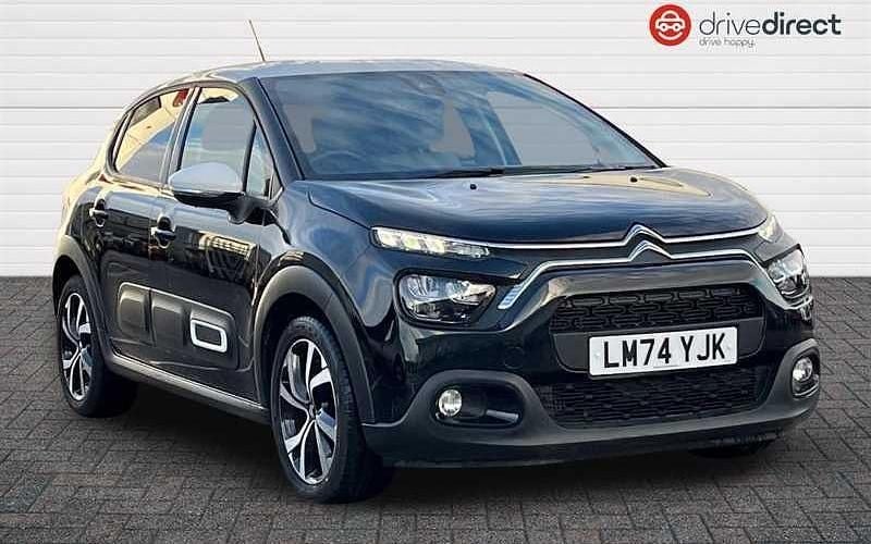 Used Citroën C3 PureTech 110 HP (80 kW) 2024 Black Hatchback