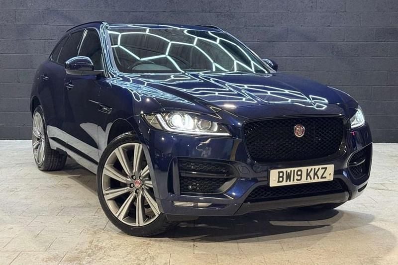 Blue Used 2019 Jaguar F-Pace R-Sport SUV | £13,495 (Fair price) - Image 1/1