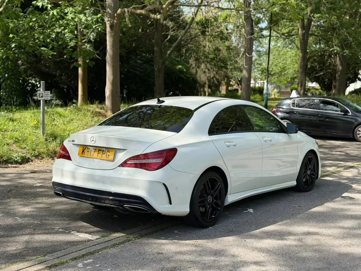 Used Mercedes CLA180 AMG line 2017 White Sedan