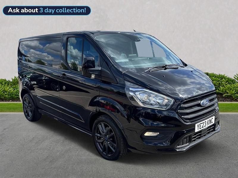 Black Used 2023 Ford Transit Custom Sport Van | £19,500 (Super price) - Image 1/4