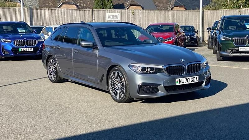 Blue Used 2020 BMW 520 M Sport Estate | £25,999 (Fair price) - Image 1/4