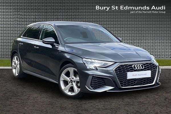 Grey Used 2022 Audi A3 S-Line Hatchback | £22,355 (Fair price) - Image 1/4