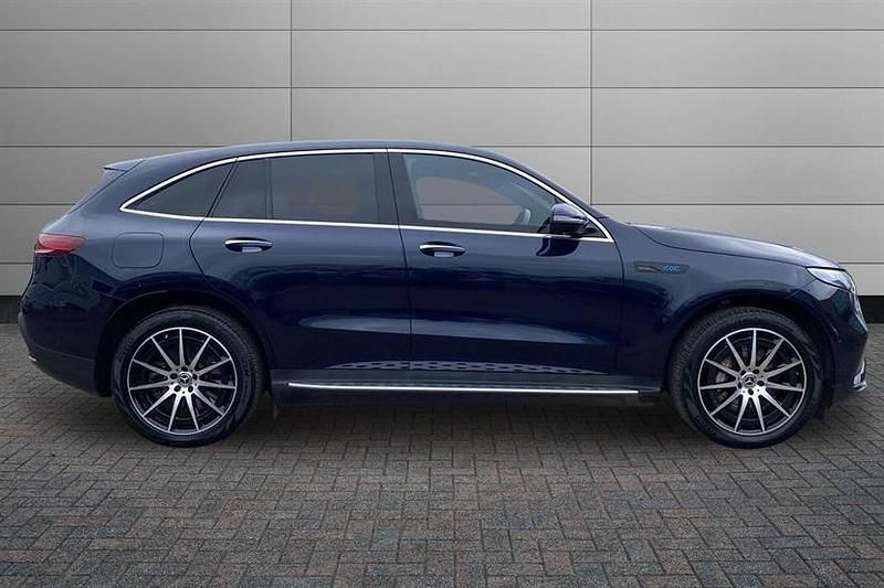 Used Mercedes EQC400 AMG line 300 kW (408 HP) 2023 Cavansite blue SUV