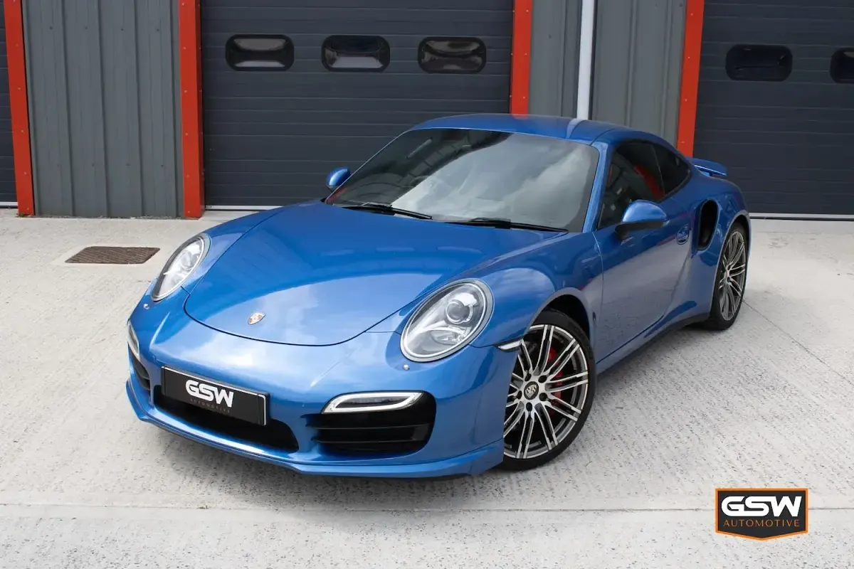 Used Porsche 991 500 HP (367 kW) 2014 Blue Coupe