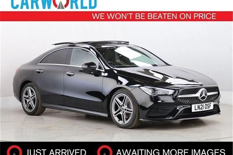Black Used 2021 Mercedes CLA180 AMG line Sedan | £23,700 (Fair price) - Image 1/2